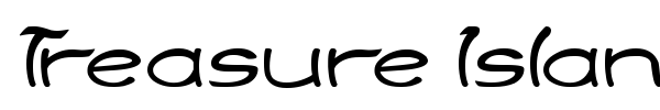 Treasure Island font preview